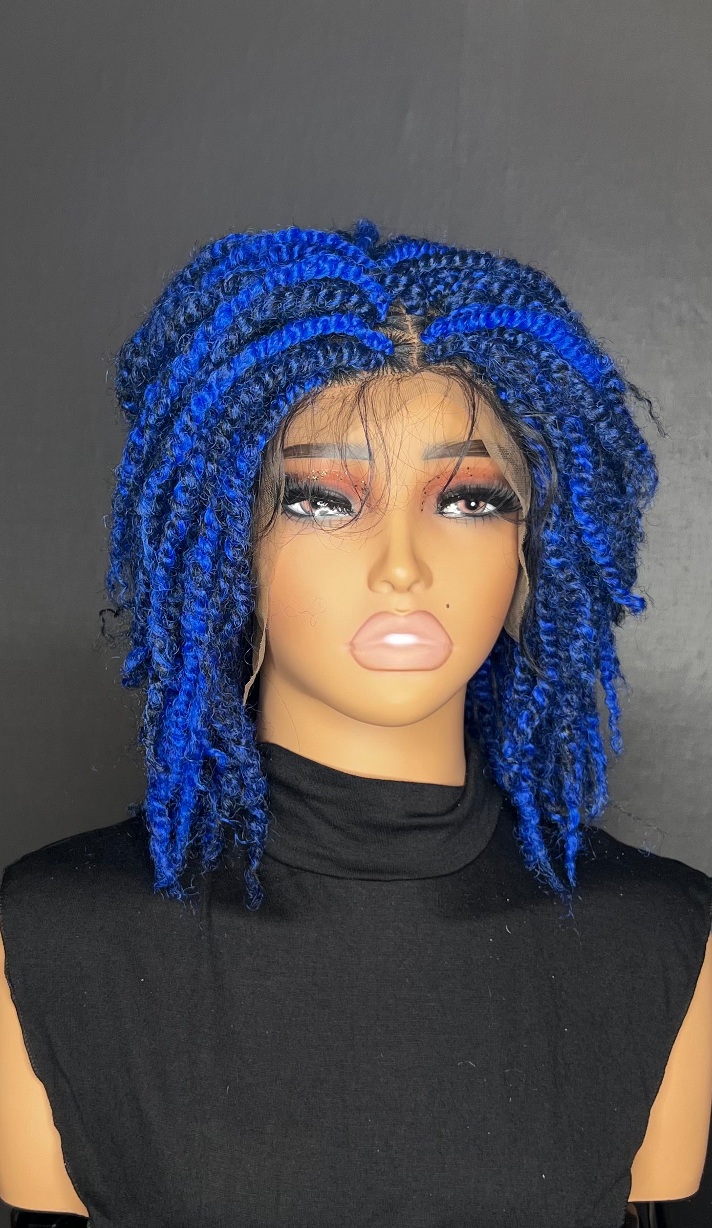 Royal Blue Twist Bob