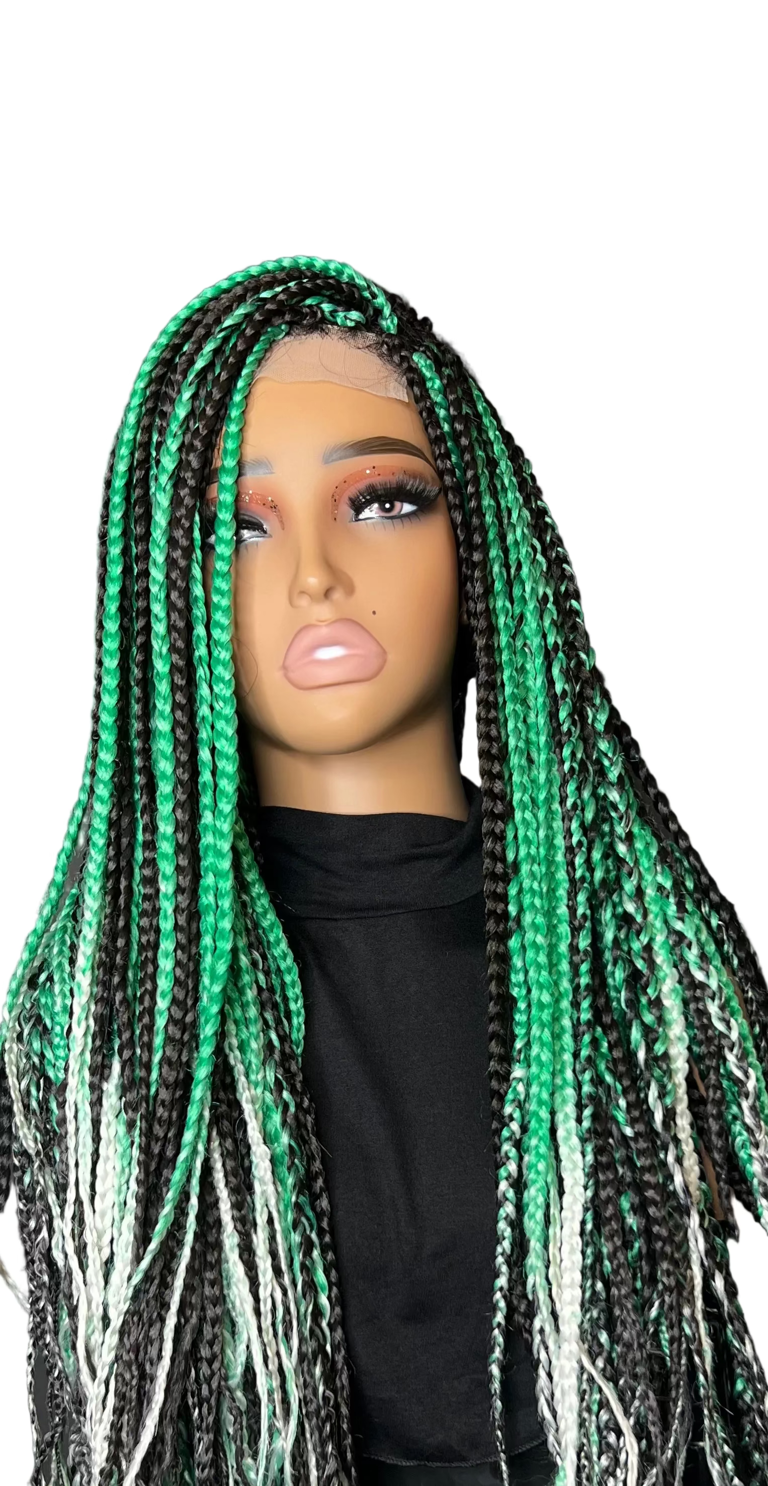 Emerald Ice Braids