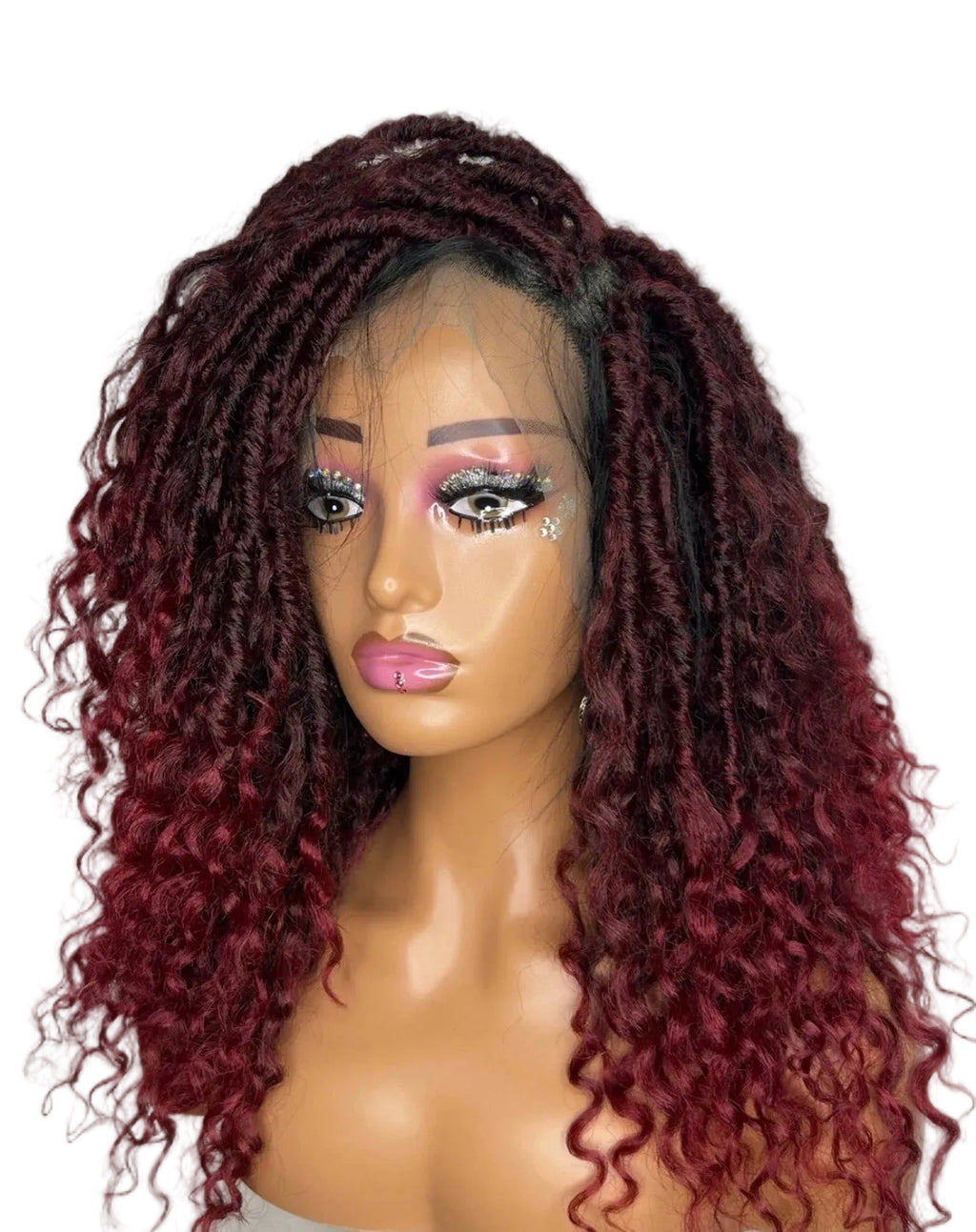 Short Faux Locs Wig – Headband Style