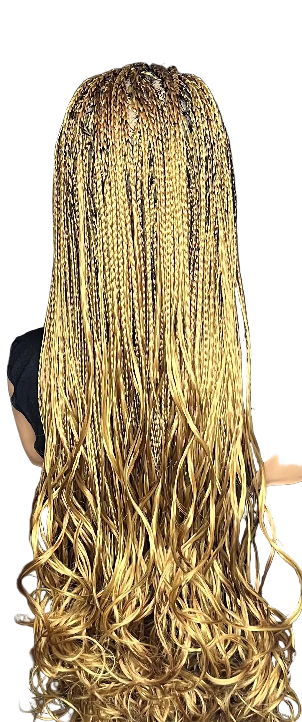 French Curly Braided wigHair