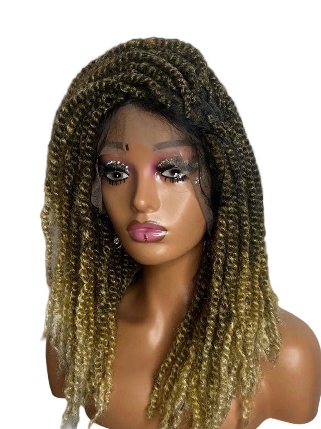 Micro Twist Braided Wig – Full Lace