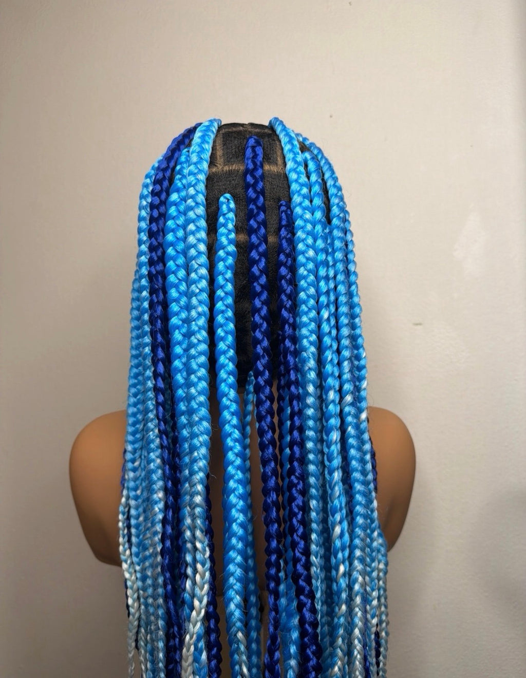 28” Knotless Braided Wig – Full Lace Glueless