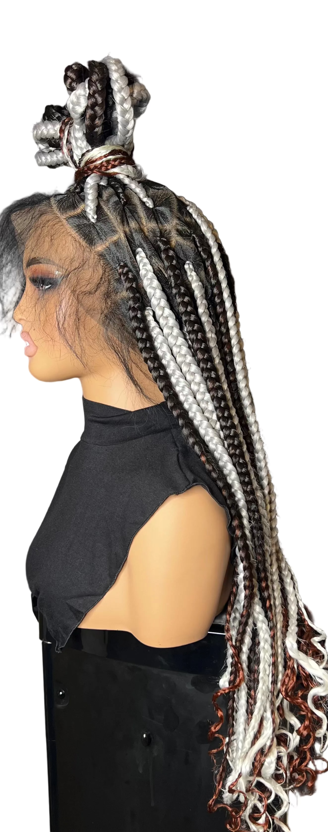 Mocha Frost Boho Braids
