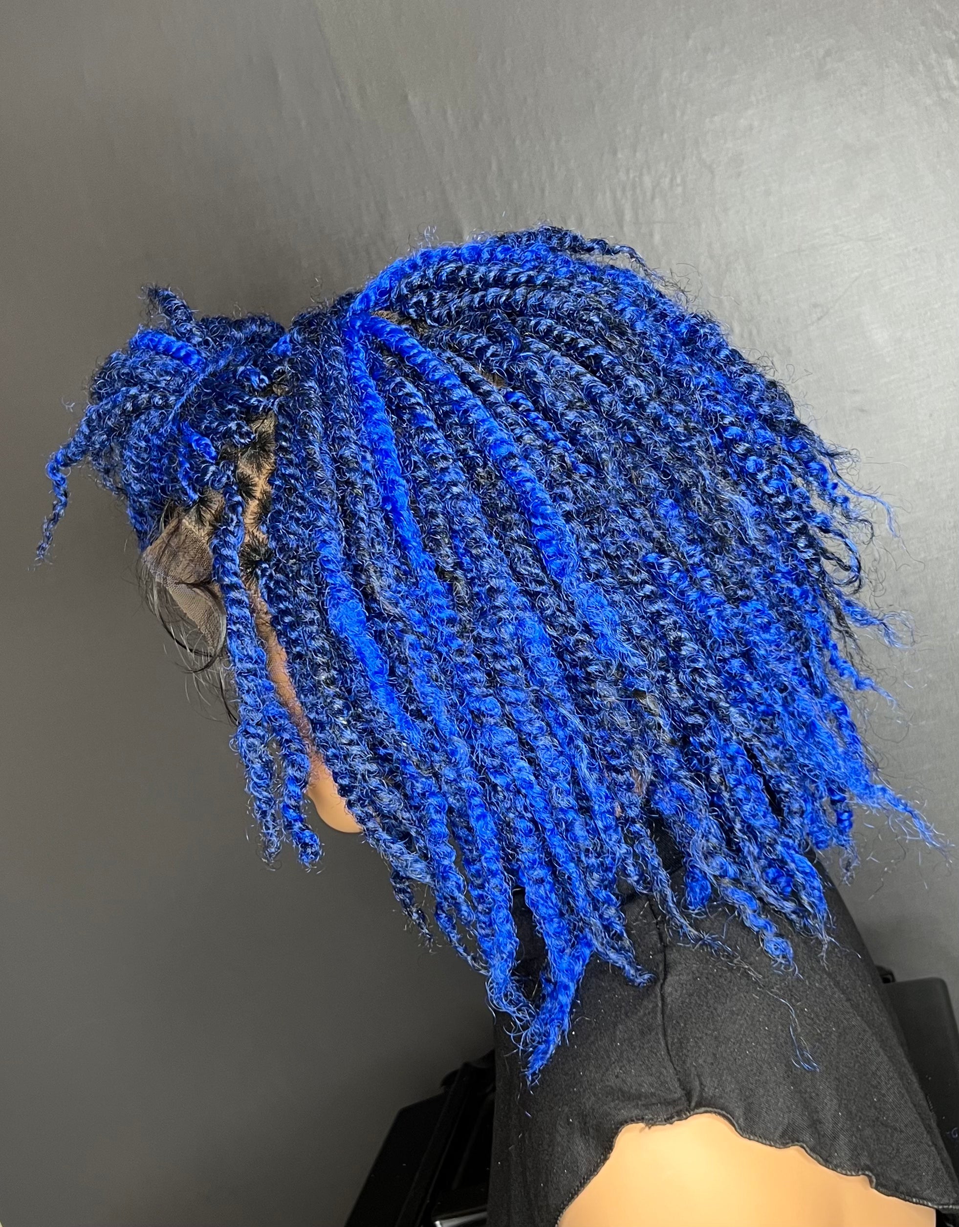 Royal Blue Twist Bob
