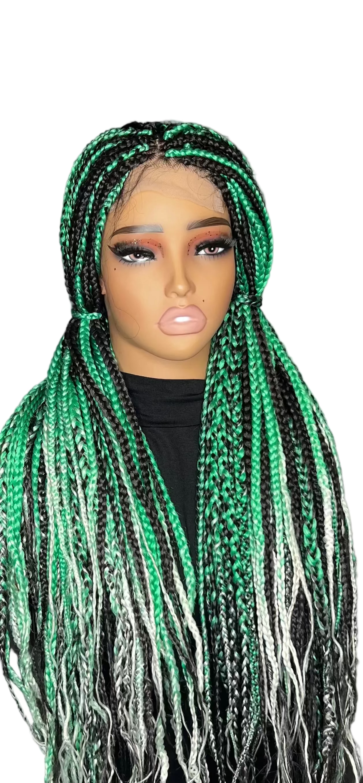 Emerald Ice Braids