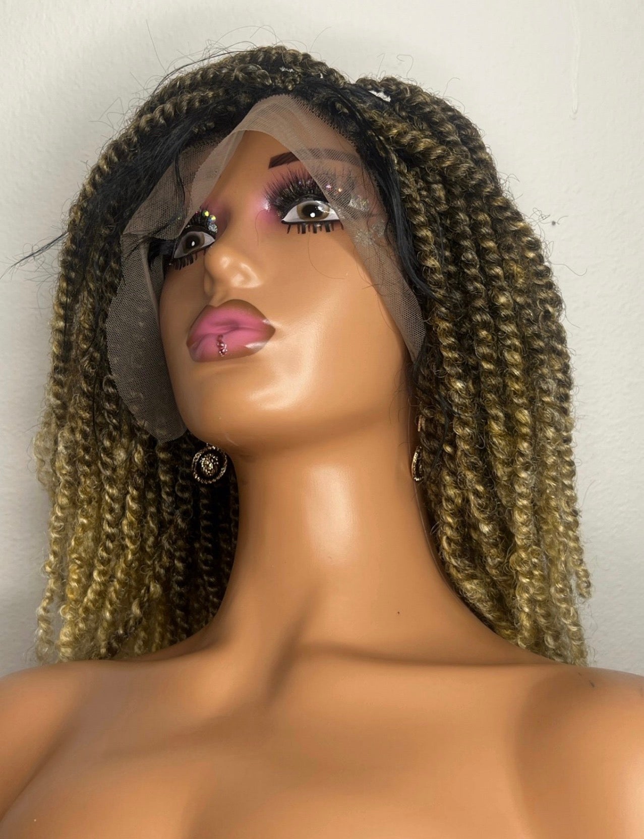 Micro Twist Braided Wig – Full Lace