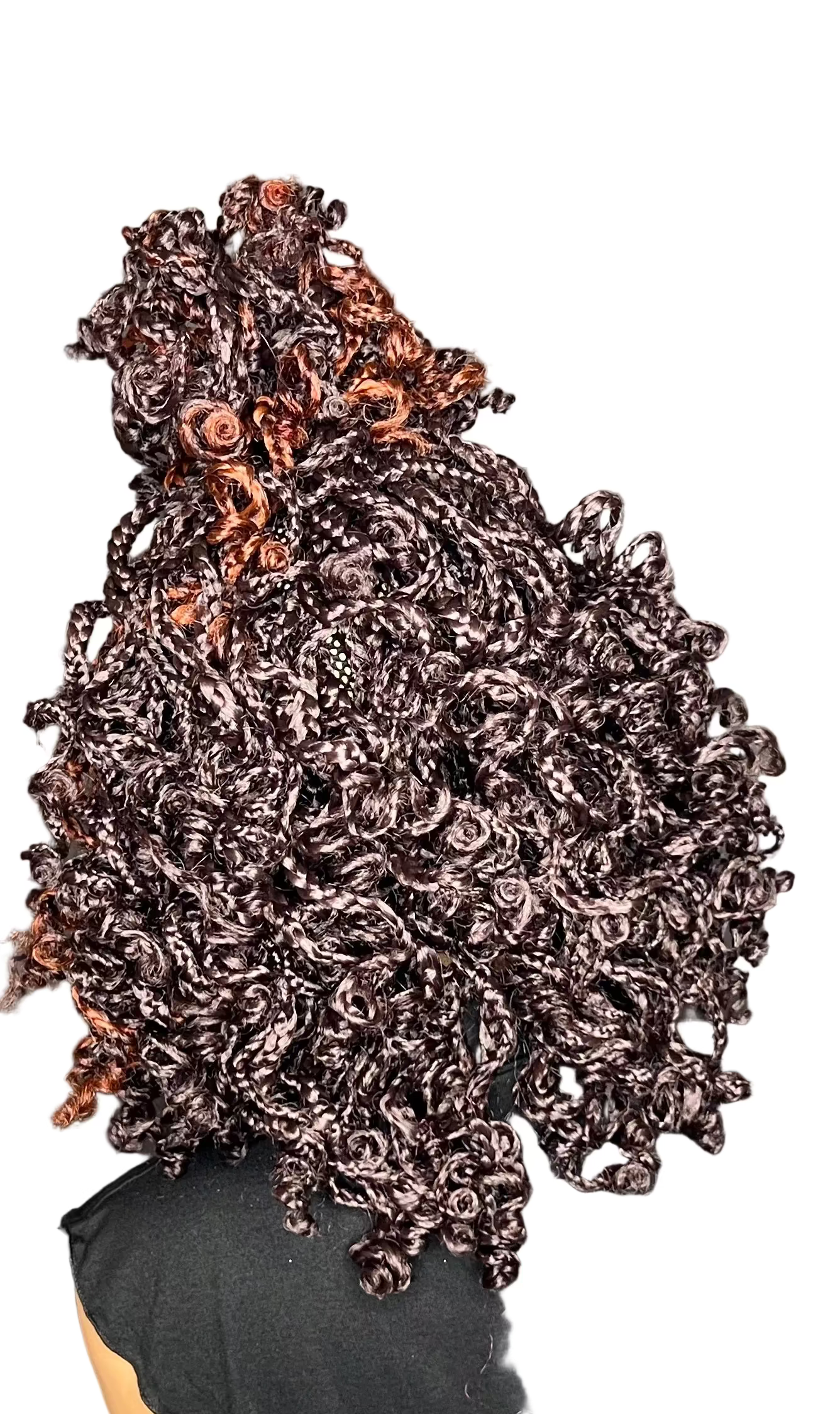 Cinnamon Curl Box Braids Wig
