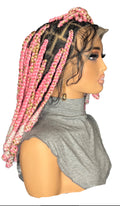 Pink Knotless Braided Wig – Luxury Style