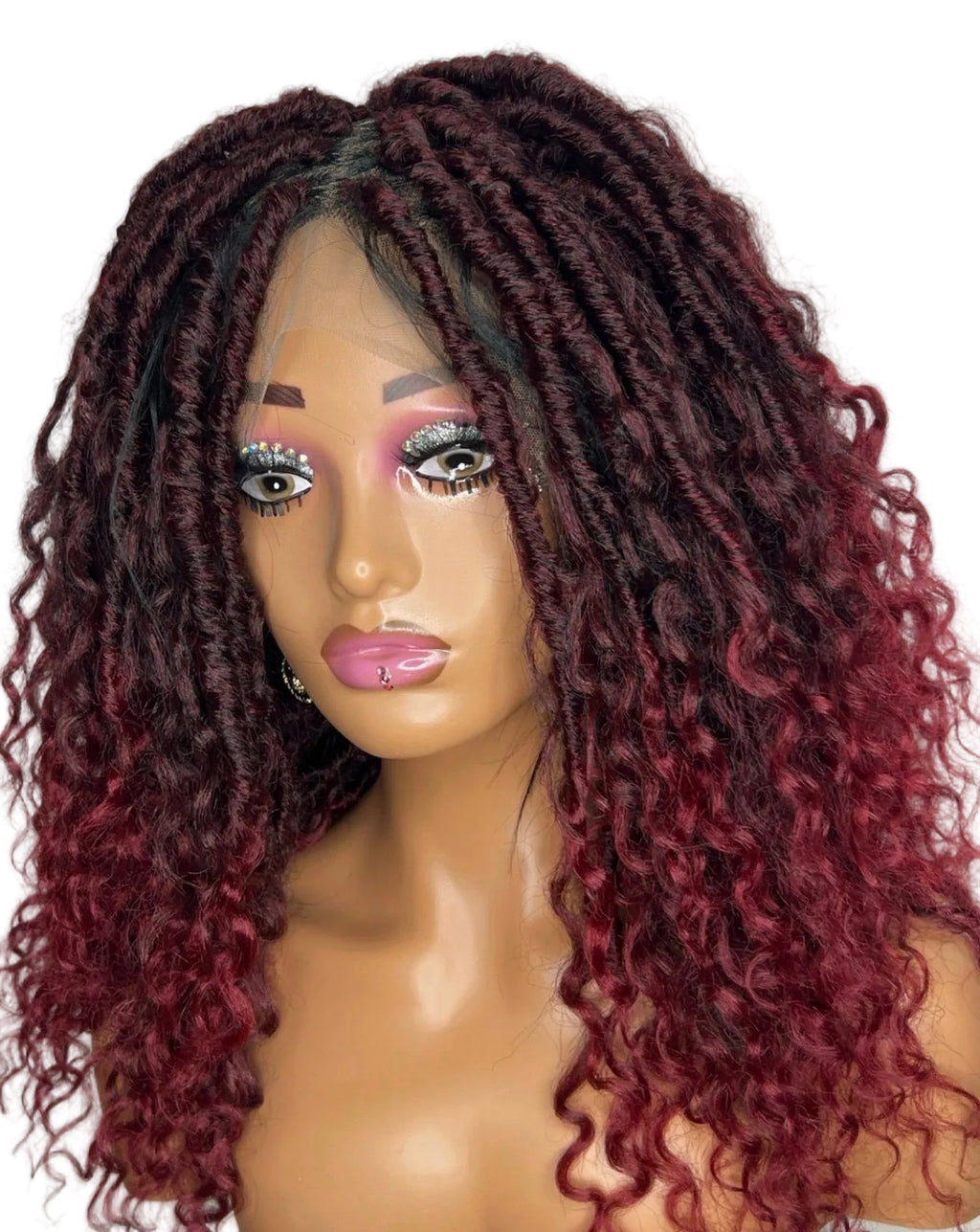 Short Faux Locs Wig – Headband Style
