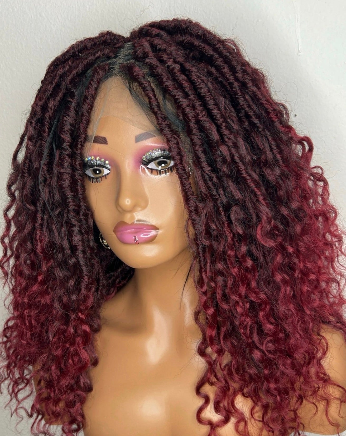 Short Faux Locs Wig – Headband Style