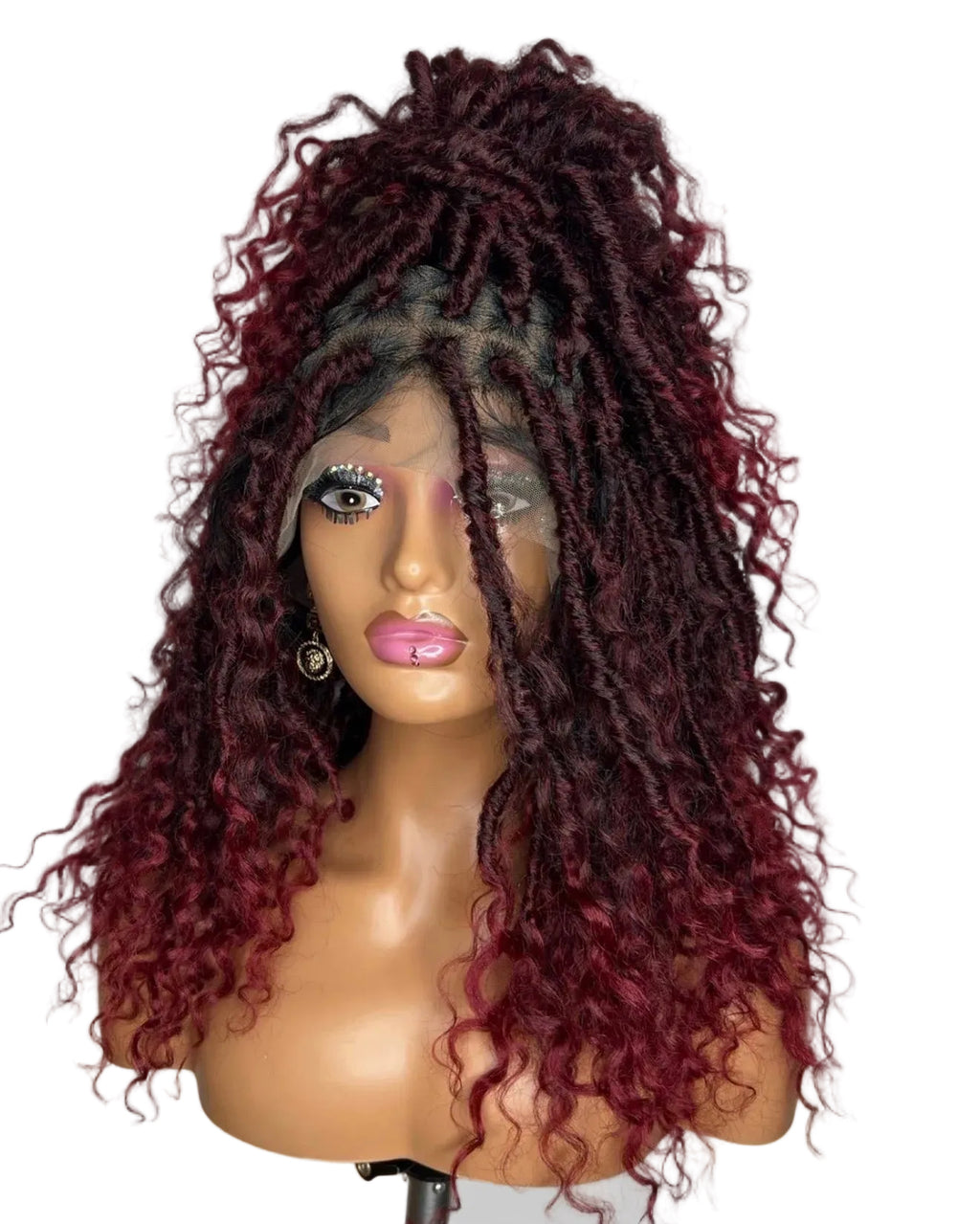 Short Faux Locs Wig – Headband Style