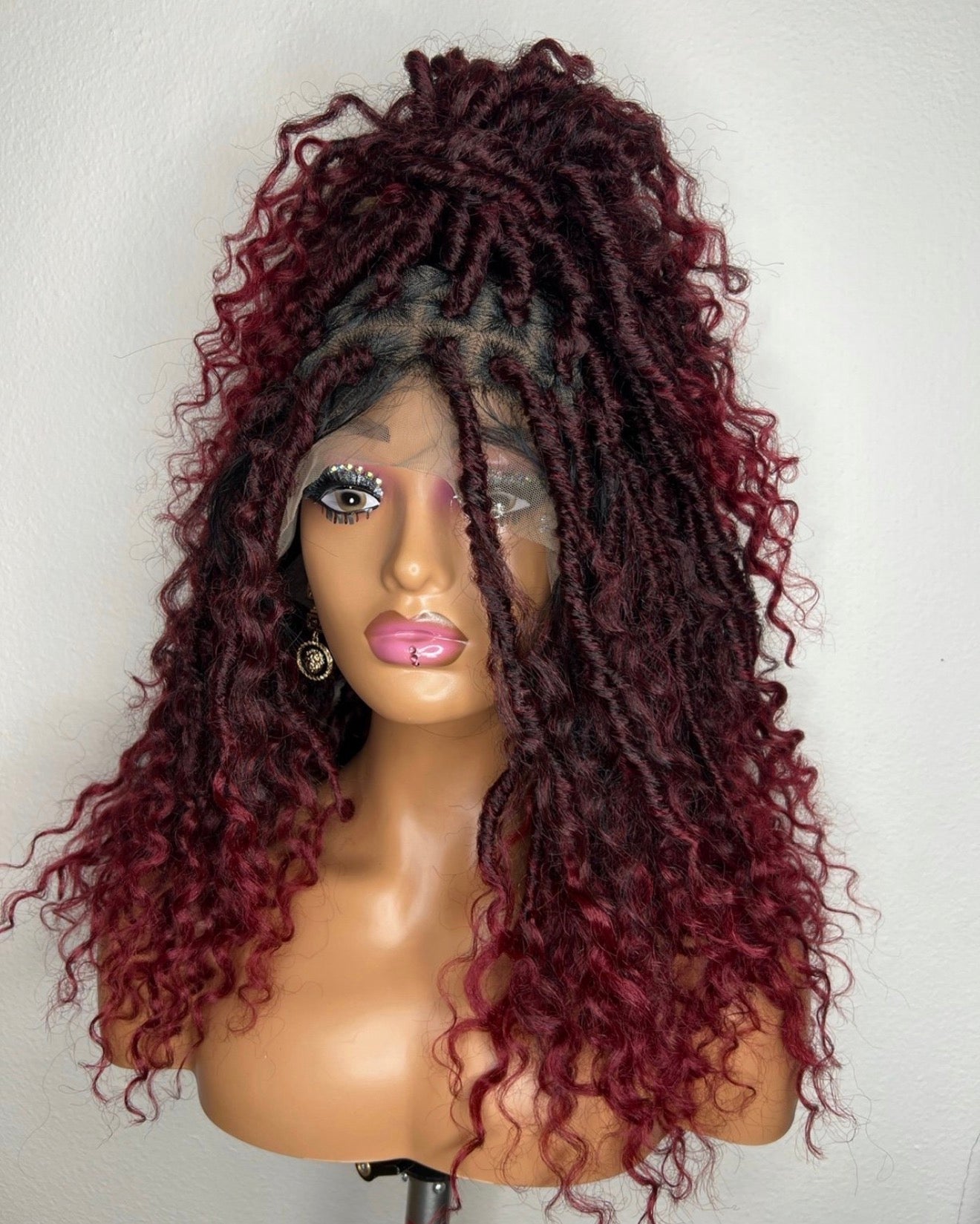 Short Faux Locs Wig – Headband Style