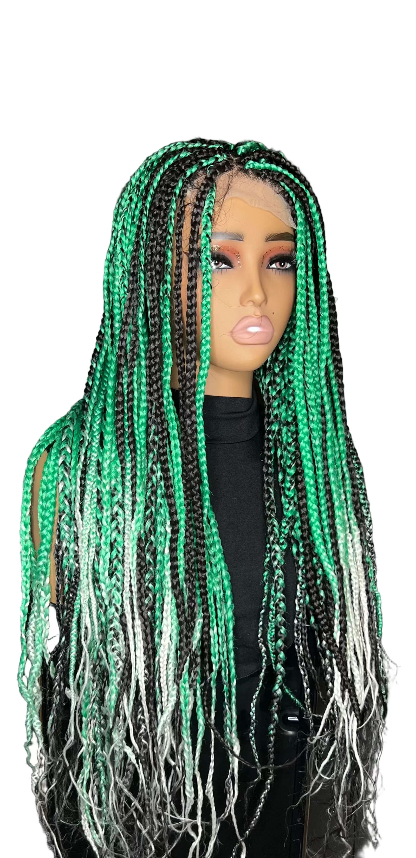 Emerald Ice Braids