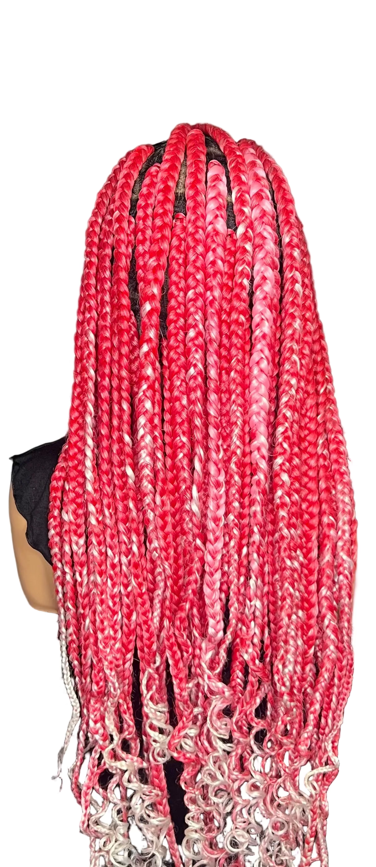 Cherry Crush Boho Braided Wig