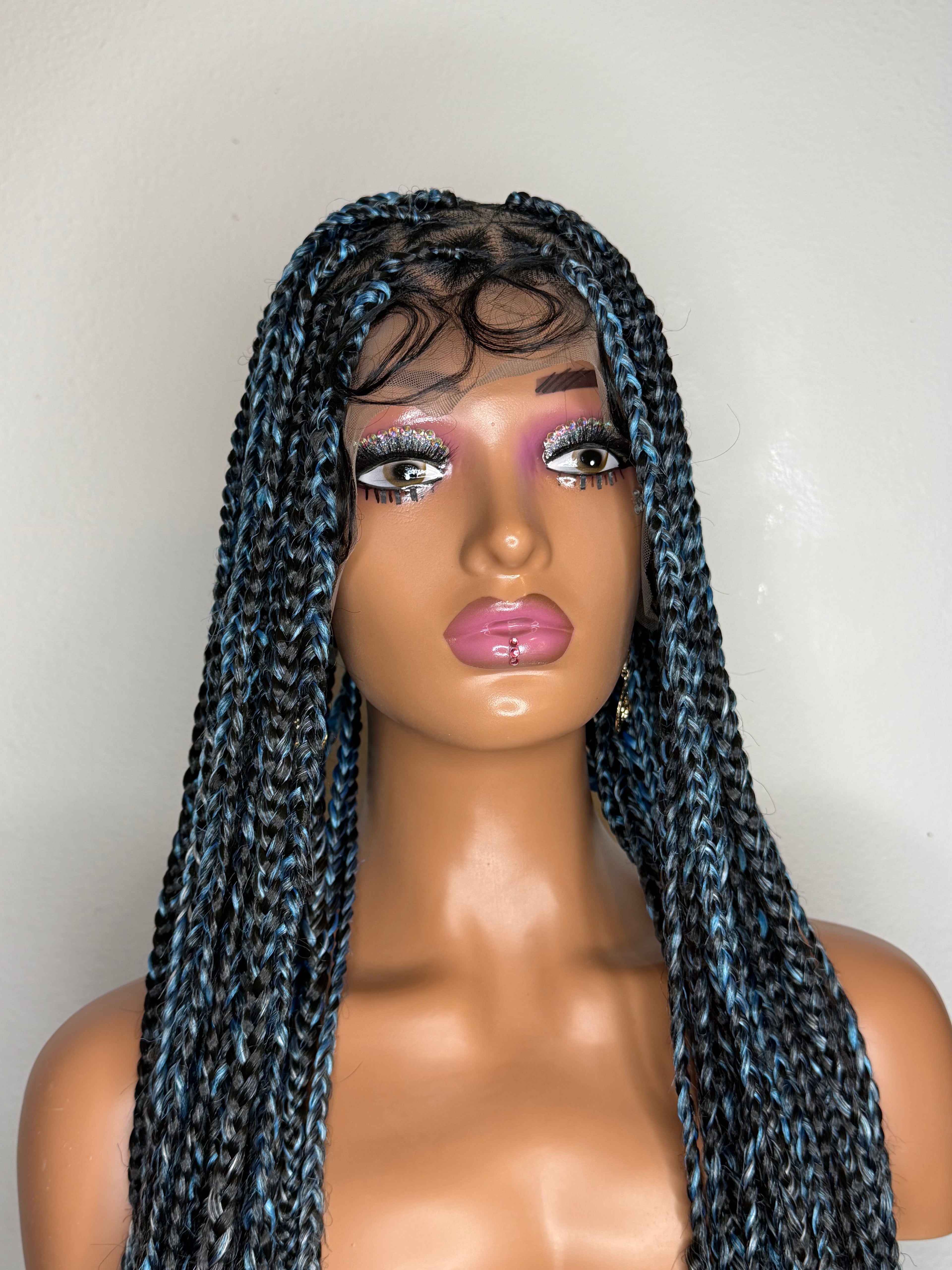 Box Braided Wig – Lace Front