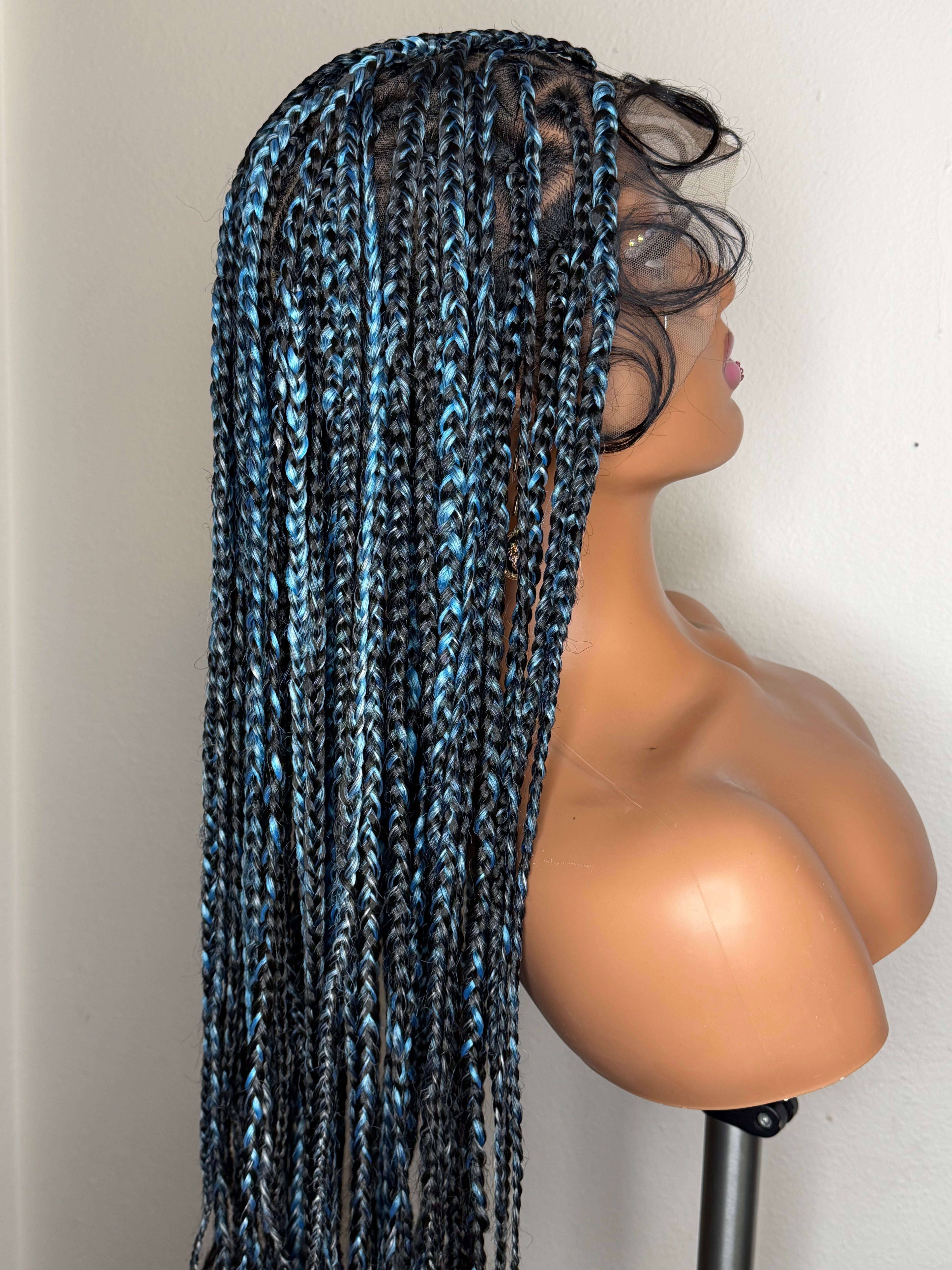Box Braided Wig – Lace Front