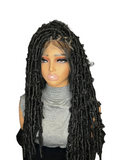Luxury Faux Locs full Lace Wig